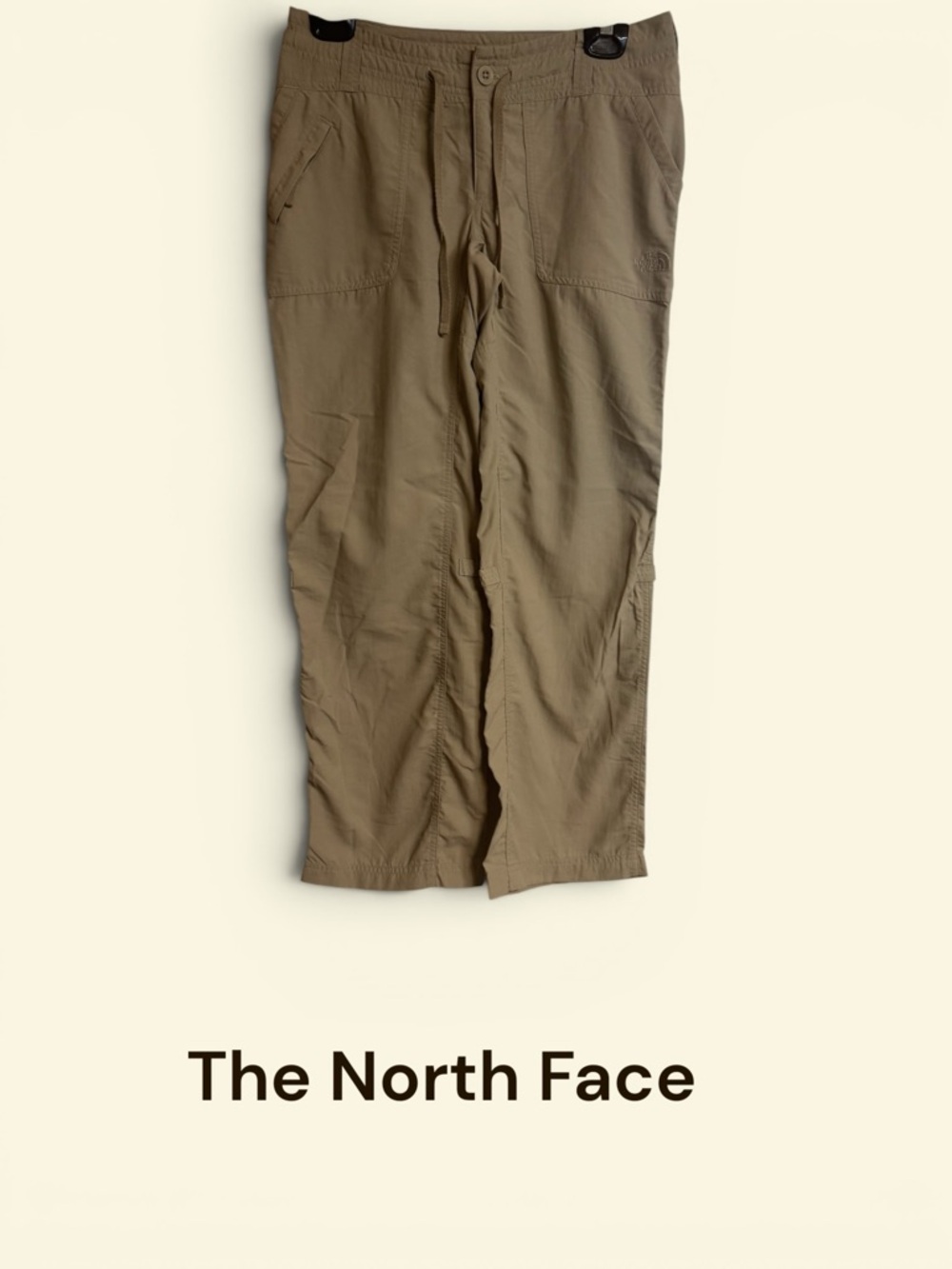 The North Face Tan Women's Cargo Pants SIZE: 4 Short #14 - Picture 1 of 10
